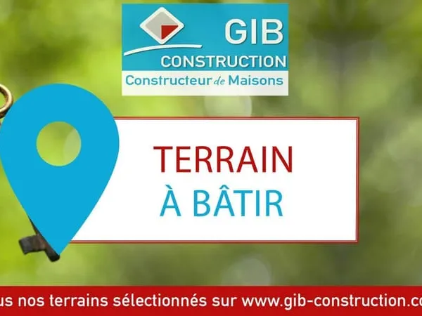 Terrain à bâtir de 1250 m² à DONZENAC (19)