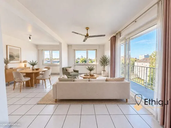 Spacieux et lumineux 73 m², balcon et garage
