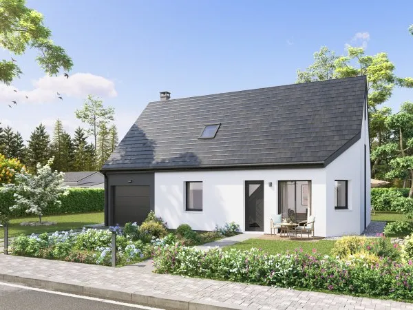 Terrain + maison 102 m²