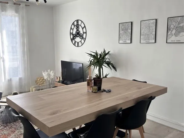 Bel appartement T3 meublé avec balcon et vue dégagée Cours Fauriel à Saint-Etienne