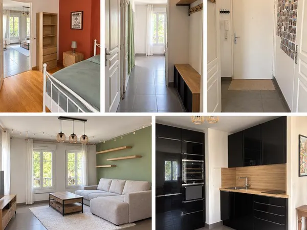 T2 MEUBLÉ 50 m² - SÈVRES - CALME, LUMINEUX & VUE JARDIN