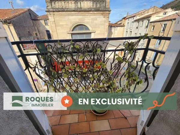 Centre ville de Lodève, appartement au dernier étage avec balcons et cave !