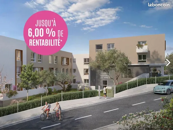Studio 1 pièce 18 m²