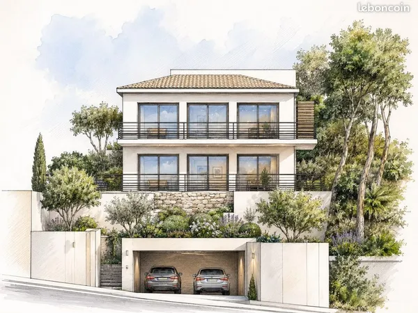 Terrain 736 m² Menton