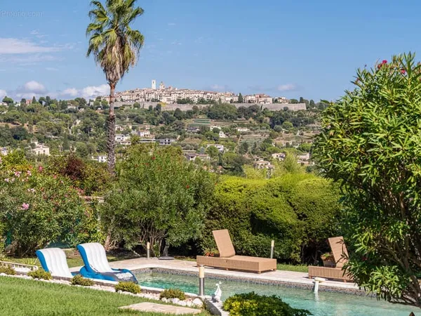 Vue mer et saint paul de vence - villa clé en main coup de coeur- calme