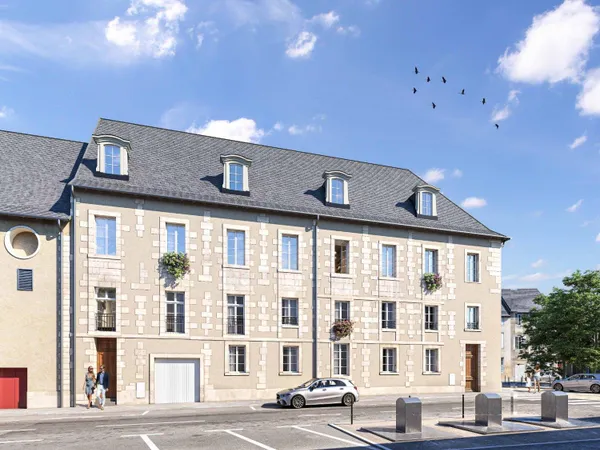 Immeuble de caractère dans un quartier calme du centre-ville