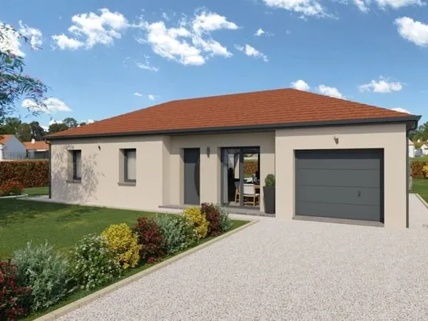 Projet de construction d'une maison 100 m² avec terrain à MARCIGNY (71)