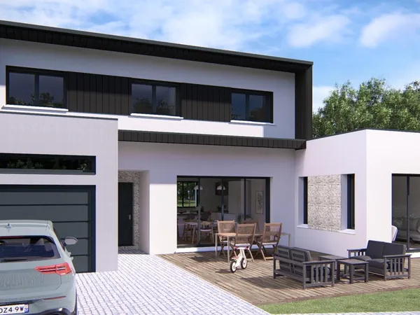 Terrain + maison 133 m²
