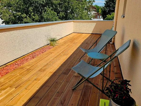 Pau - T3 de 73 m² rénové avec 3 terrasses et vue Pyrénées