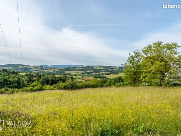 Terrain 1047 m² Val d'Oingt