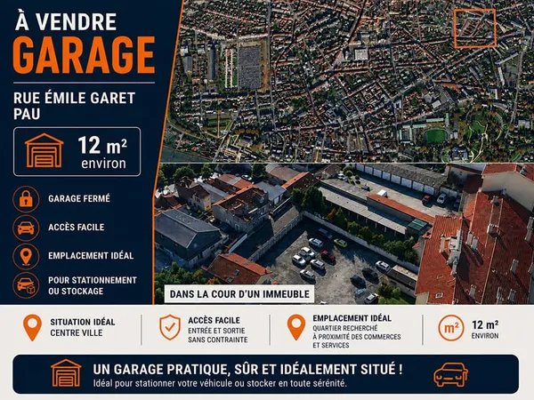PAU CENTRE - Box - 12 m²