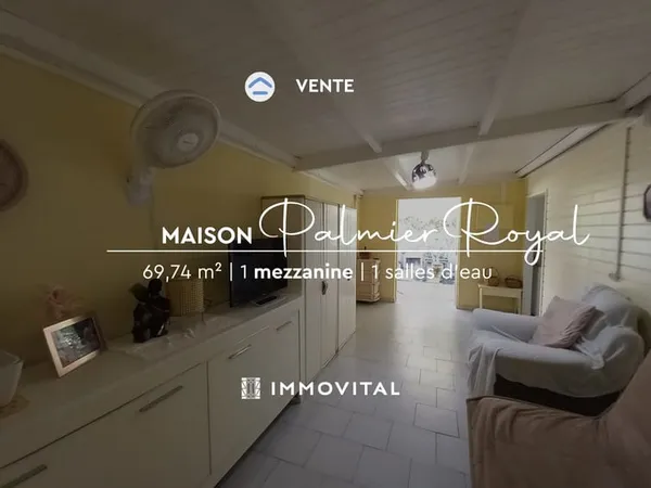 Propriété à Vendre Maison T2 avec Mezzanine + Chemin d'Acc