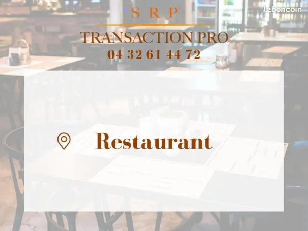 Fonds de commerce restaurant Chateaurenard