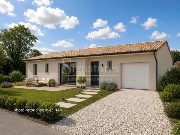 Maison neuve 4 pièces PLAIN-PIED