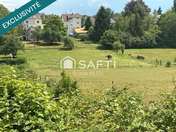 Terrain à bâtir 821 m²