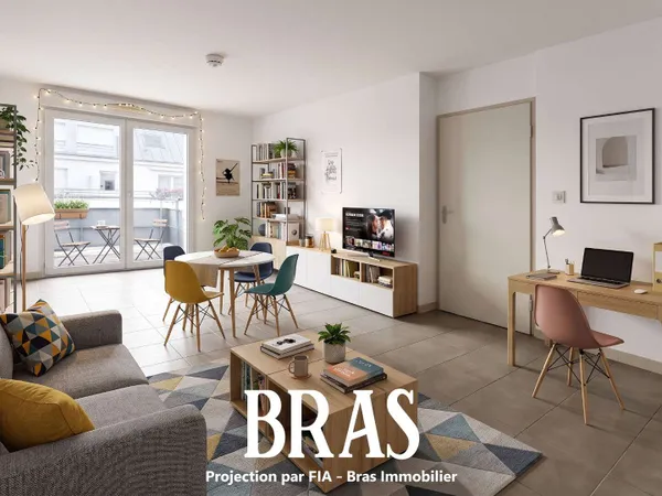 Appartement 3 pièces 56 m²