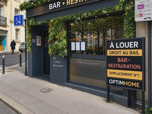 DROIT AU BAIL  BAR LOUNGE  PETITE RESTAURATION  EMPLACEMENT N°1  CENTRE NANTES