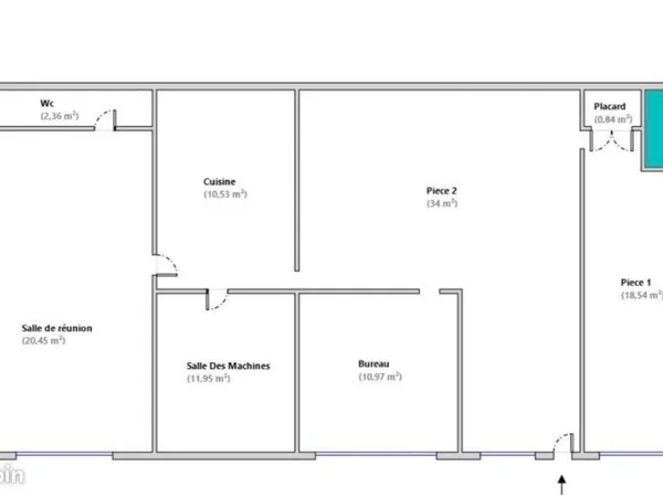 Local 110 m² Nanterre