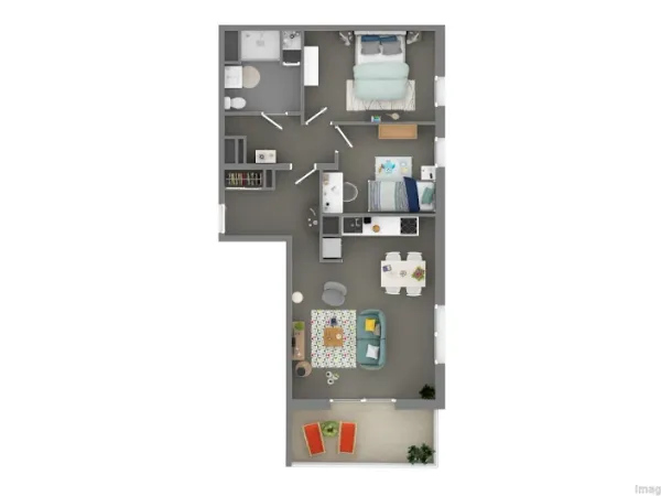 Appartement 3 pièces 61 m²