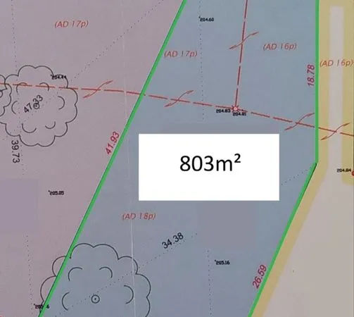 Terrain 803m2 Athée