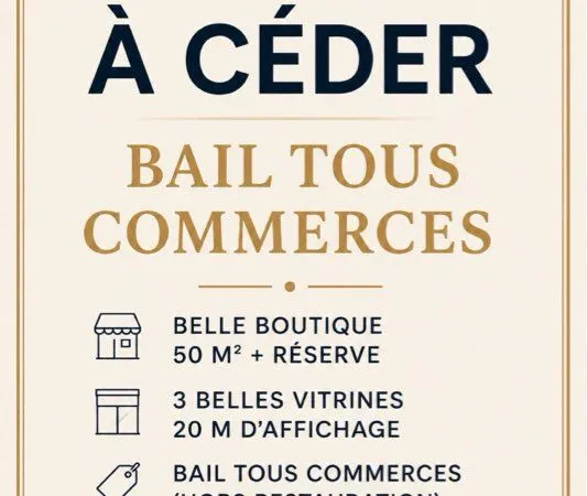 Bail à céder deauville