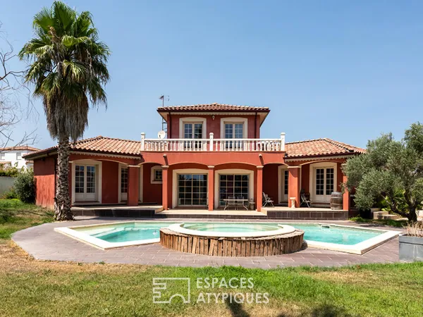 Maison d'architecte néo provençale dans un quartier prisé de Narbonne