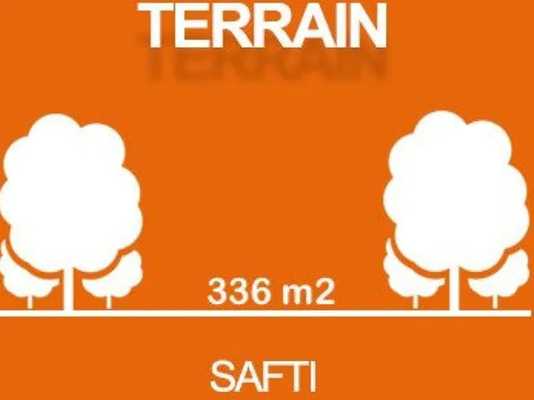 Terrain à bâtir de 336 m²