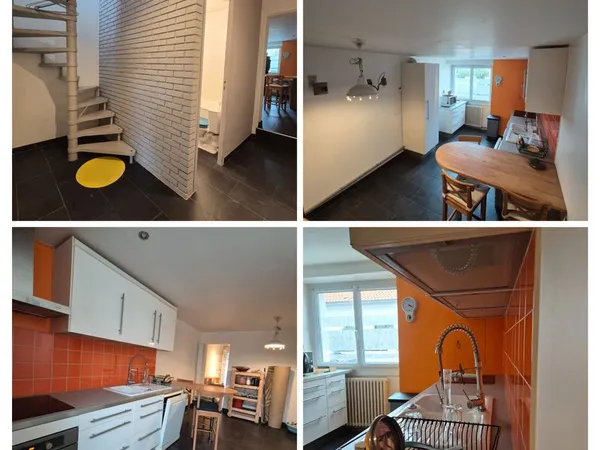 Nantes Procé Zola Rare Maison Appartement de 71 m2 Calme &luminosité /0 charges/ 200000