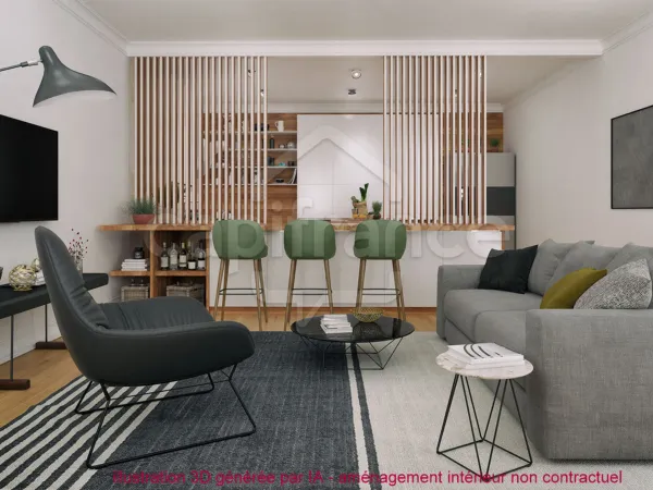 Appartement 2 pièces 37 m²