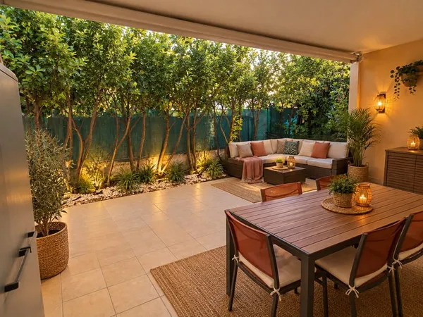 MENTON BORRIGO - 3 PIECES AVEC TERRASSE, JARDIN, CAVE ET GAR