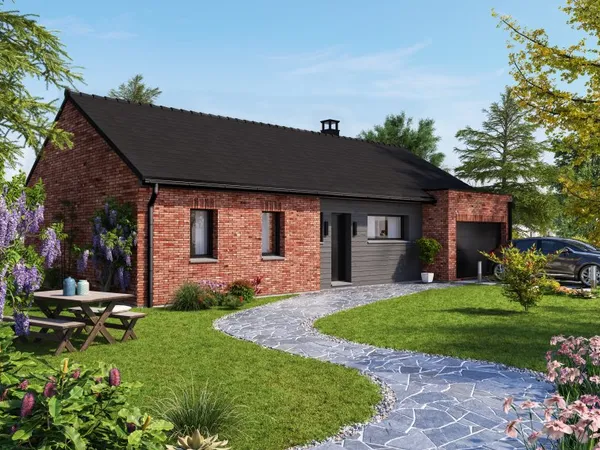 Terrain + maison 95 m²