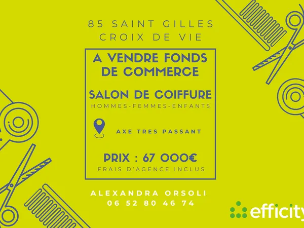 Fonds de commerce 75 m²
