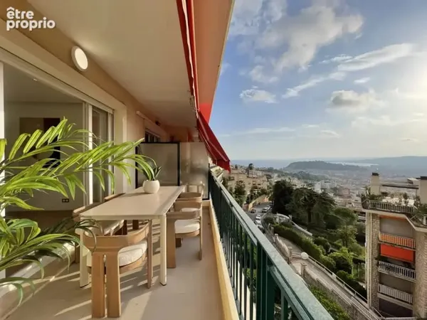 Nice-boron 3 pièces terrasse vue mer garage