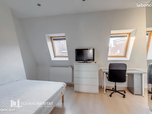 Colocation Meublée ROUBAIX - 5 Chambres avec sdb et wc privatifs