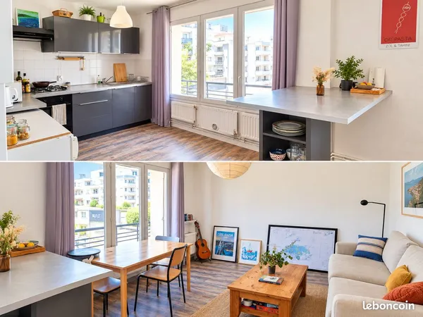 Appartement T2 52m² Île Verte,Grenoble
