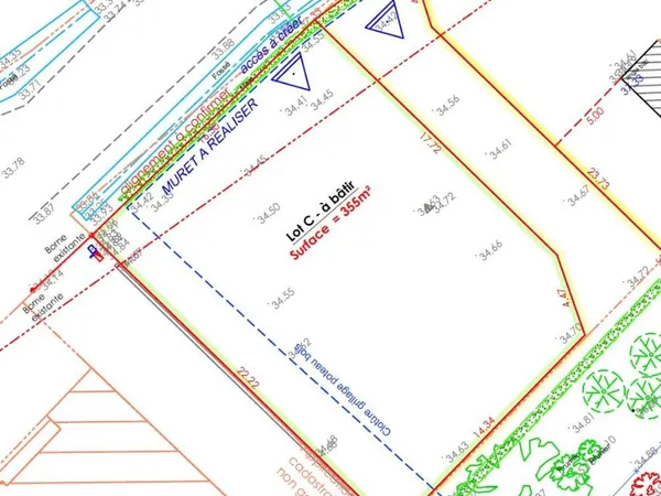 Terrain 355 m²