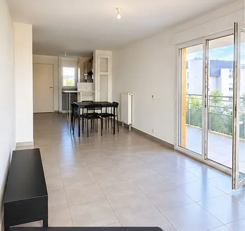 Montpellier Sabines - T2 47,90 m², balcon 12,20 m², garage fermé, DPE B
