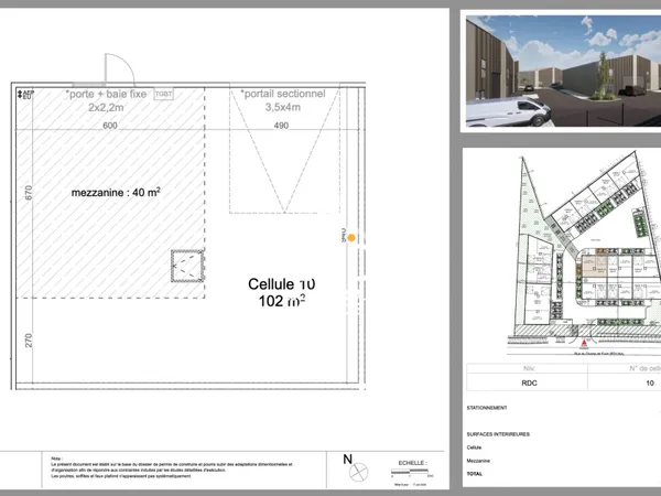 Local d'activité 142 m²
