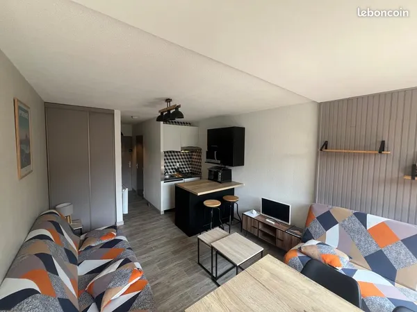 Studio rénové et meublé avec vue sur le lac de Fabrèges / Artouste, vallée d'Ossau