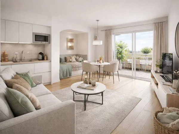 Studio 1 pièce 31 m²