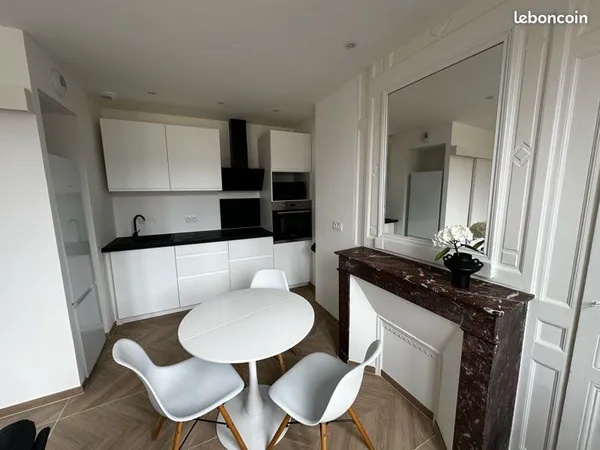 Joli duplex meublé rénové 40 m2 Rouen Dezcroizilles