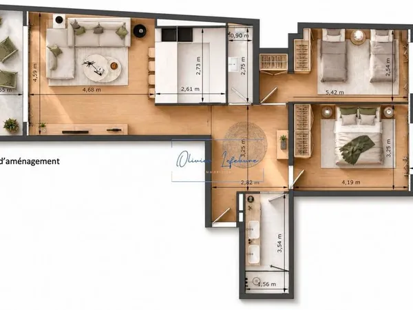 Vente Appartement 3 pièces