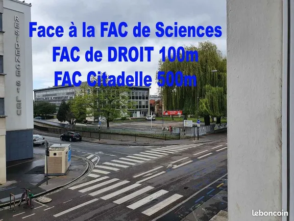 Studio étudiant FAC Sciences tout inclus
