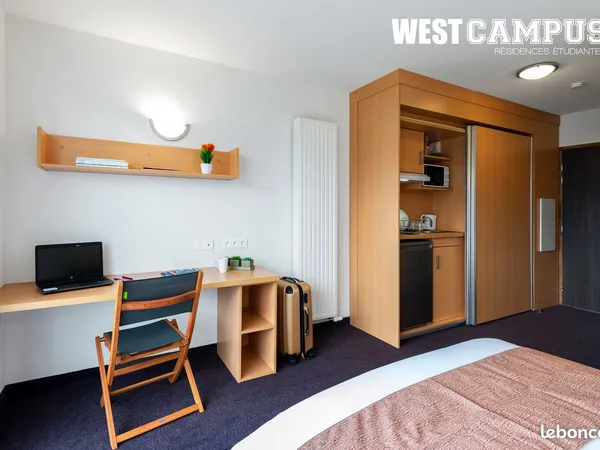 Appartement Studio meublé - Résidence étudiante - Angers 24 m² - Toutes charges comprises