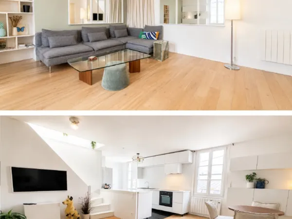 Duplex de caractère - 92 m2 sol (67m2 carrez) - Dernier étag