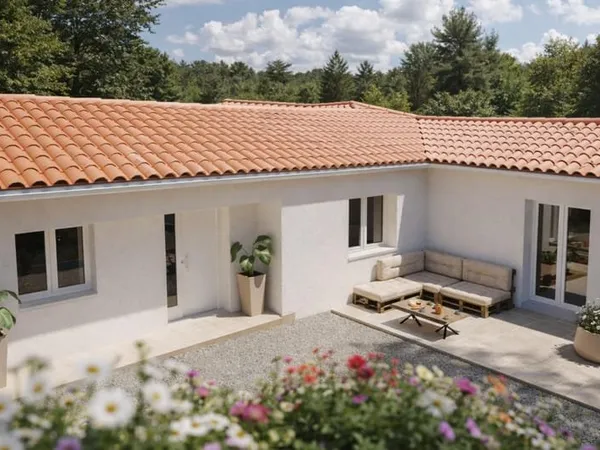 Maison double garage