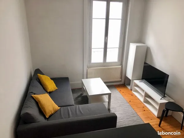 T2 meublé 35 m² - Jean Jaurès - Sans vis-à-vis - 515 charges comprises