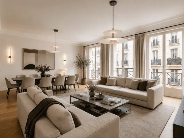 Appartement 5 pièces 3 chambres