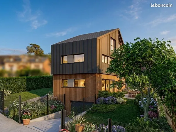 Terrain avec projet de construction - Maison individuelle