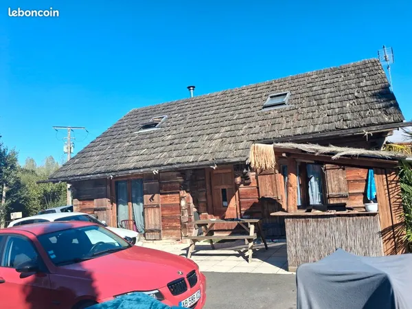 Chalet avec piscine
